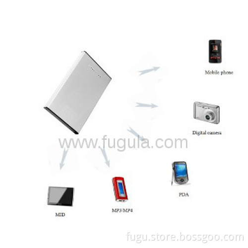 aluminum alloy 4000mAh Solar charger with Solar Panel 180ma (mono)